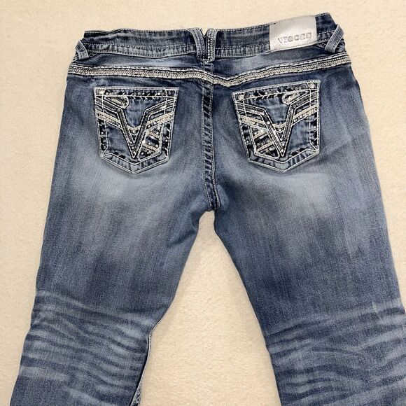 Vigoss Women's Blue Boot Cut Jeans - Picture 6 of 10